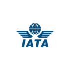 The logo of IATA